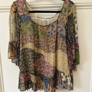 Multi Colored Boho Top